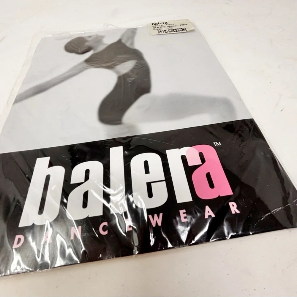 New BALERA Dancewear T99C Footed Tights Ballet Pink Child Size Medium Child